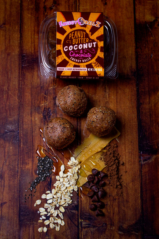 Peanut Butter Coconut Crunch Energy Ballz